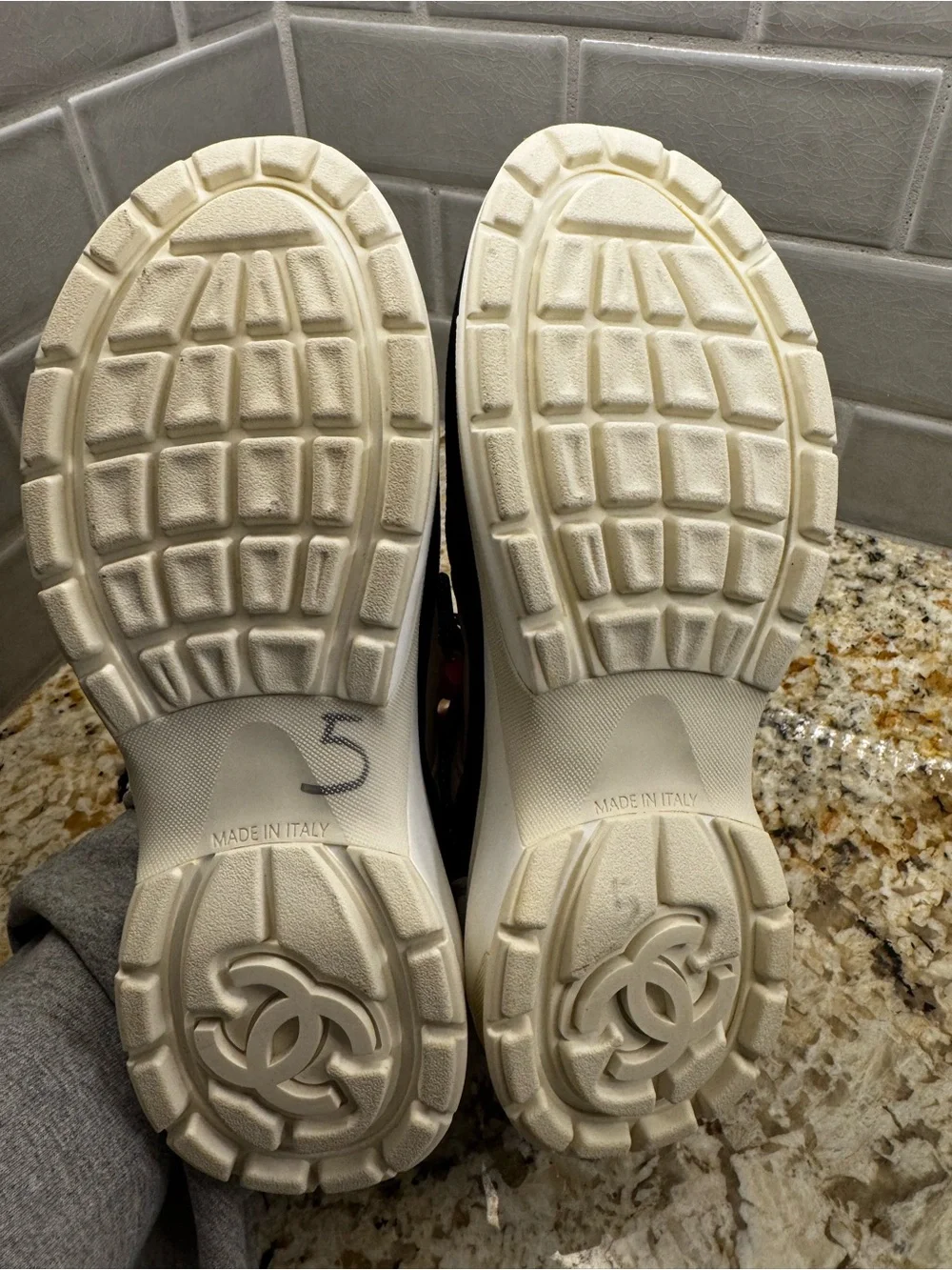 Chanel Women’s Multicolor Suede & Leather Sneakers